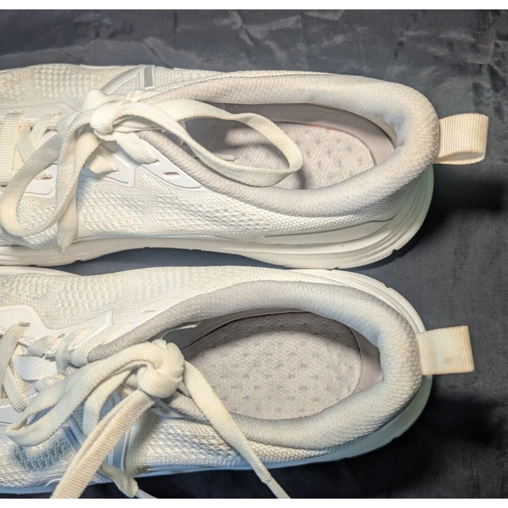 Vionic Walk Max Sneaker Shoe Womens Size 9 Ivory Comfort Cream Lace Up